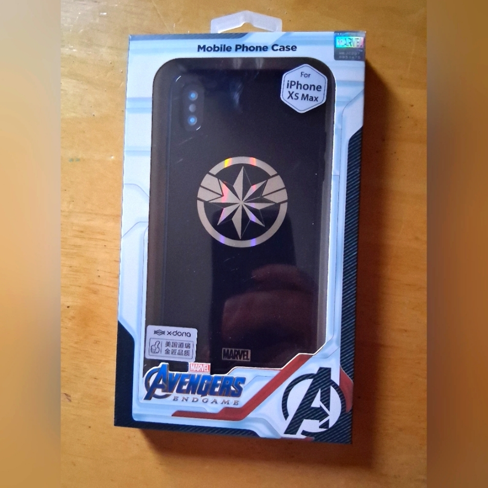 Marvel Avengers Black Phone Case for iPhone XS Max